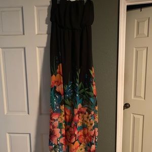 Strapless Maxi